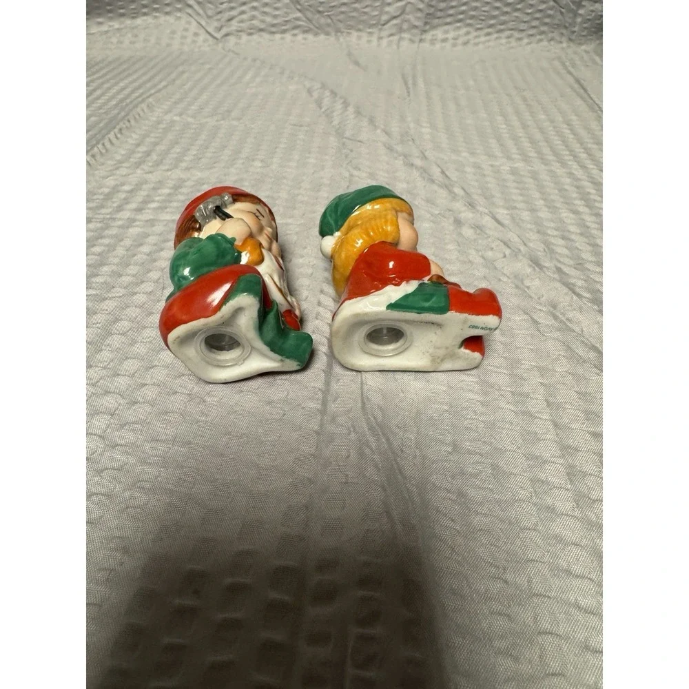 Vintage‎ 1983 Avon Boy and Girl Elf Salt and Pepper Shakers.